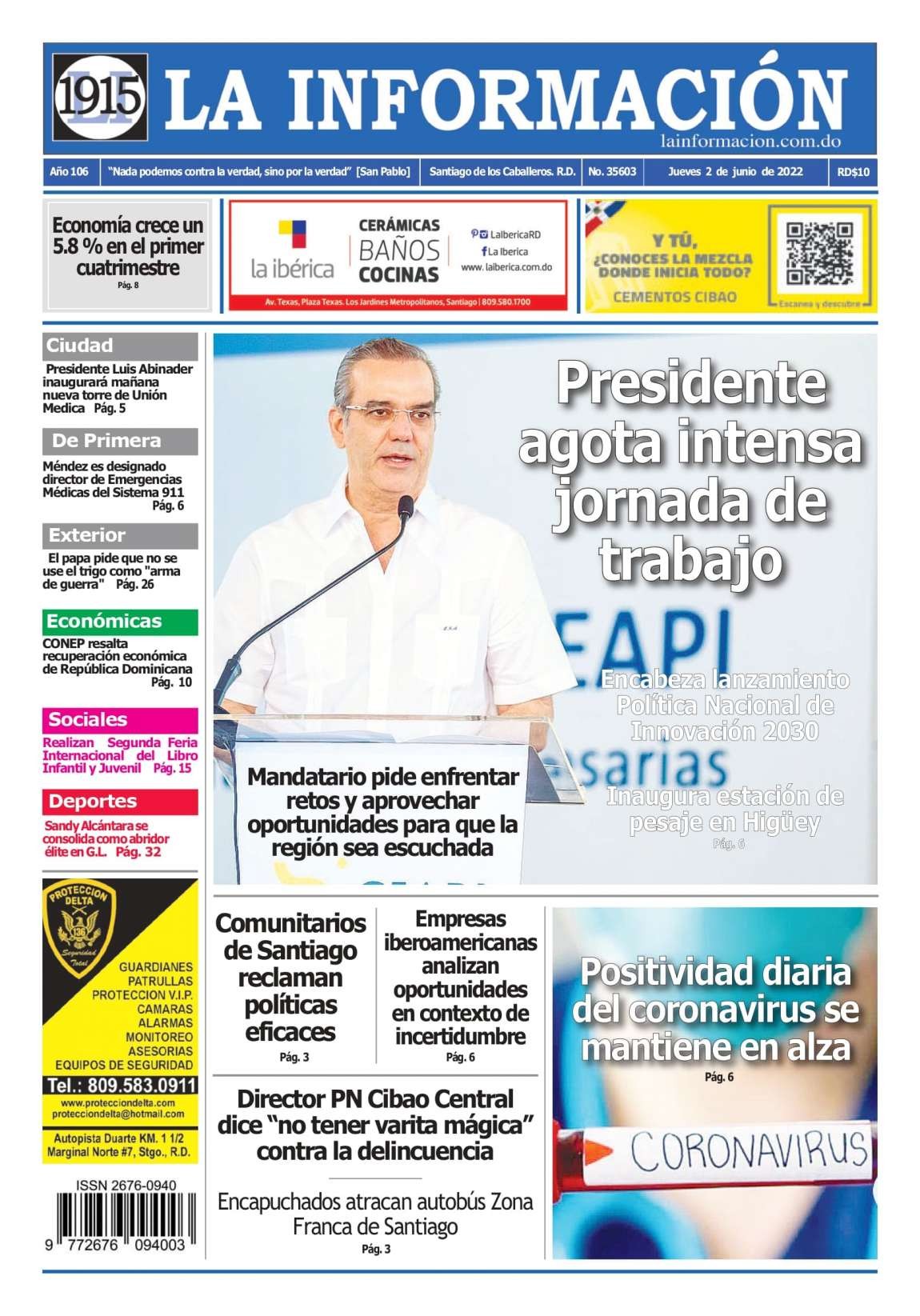 Edición Impresa 02/06/2022