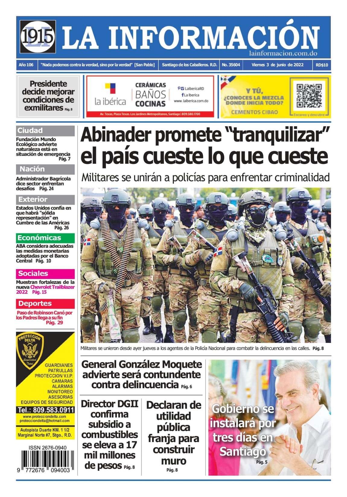 Edición Impresa 03/06/2022