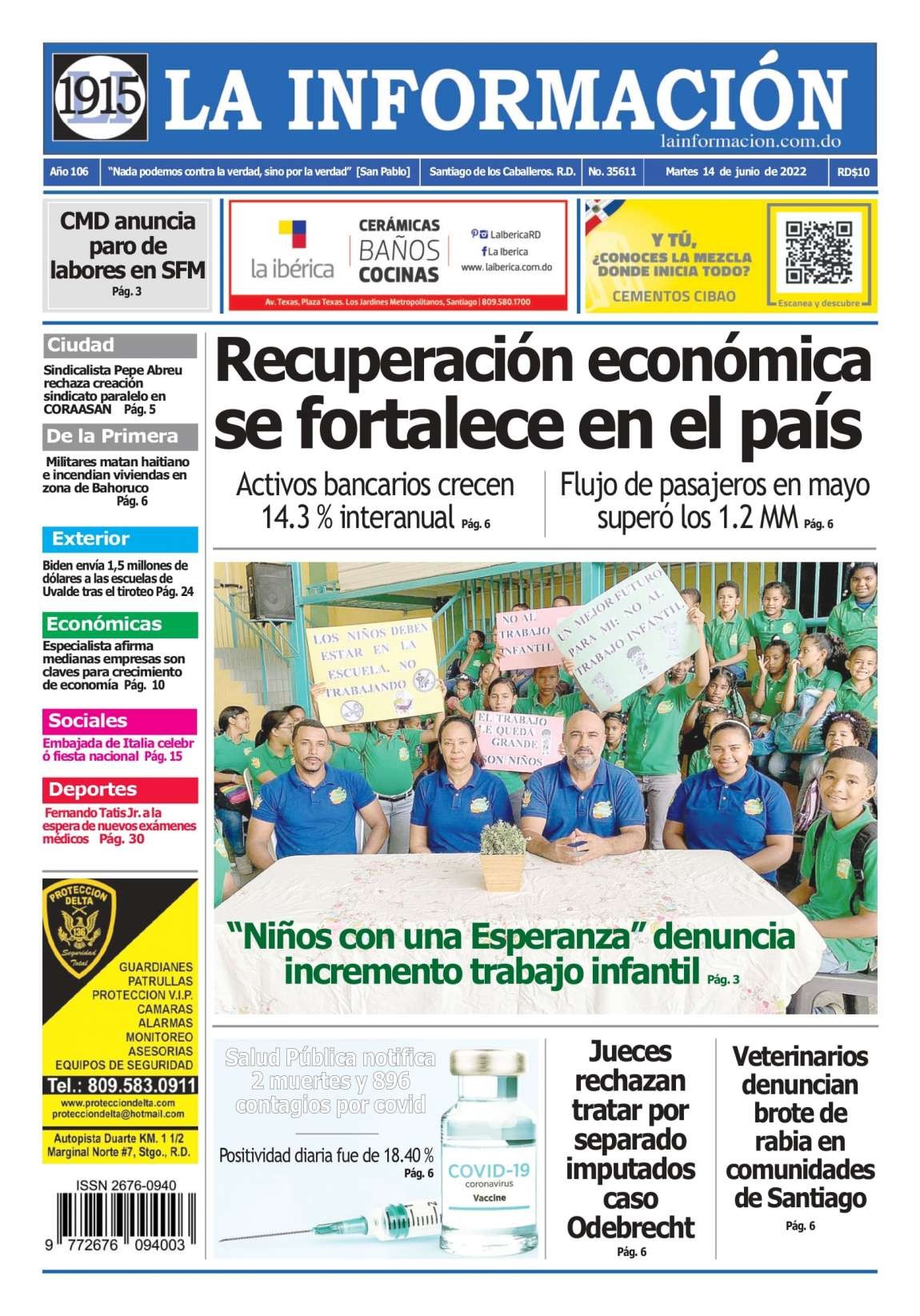 Edición Impresa 14/06/2022