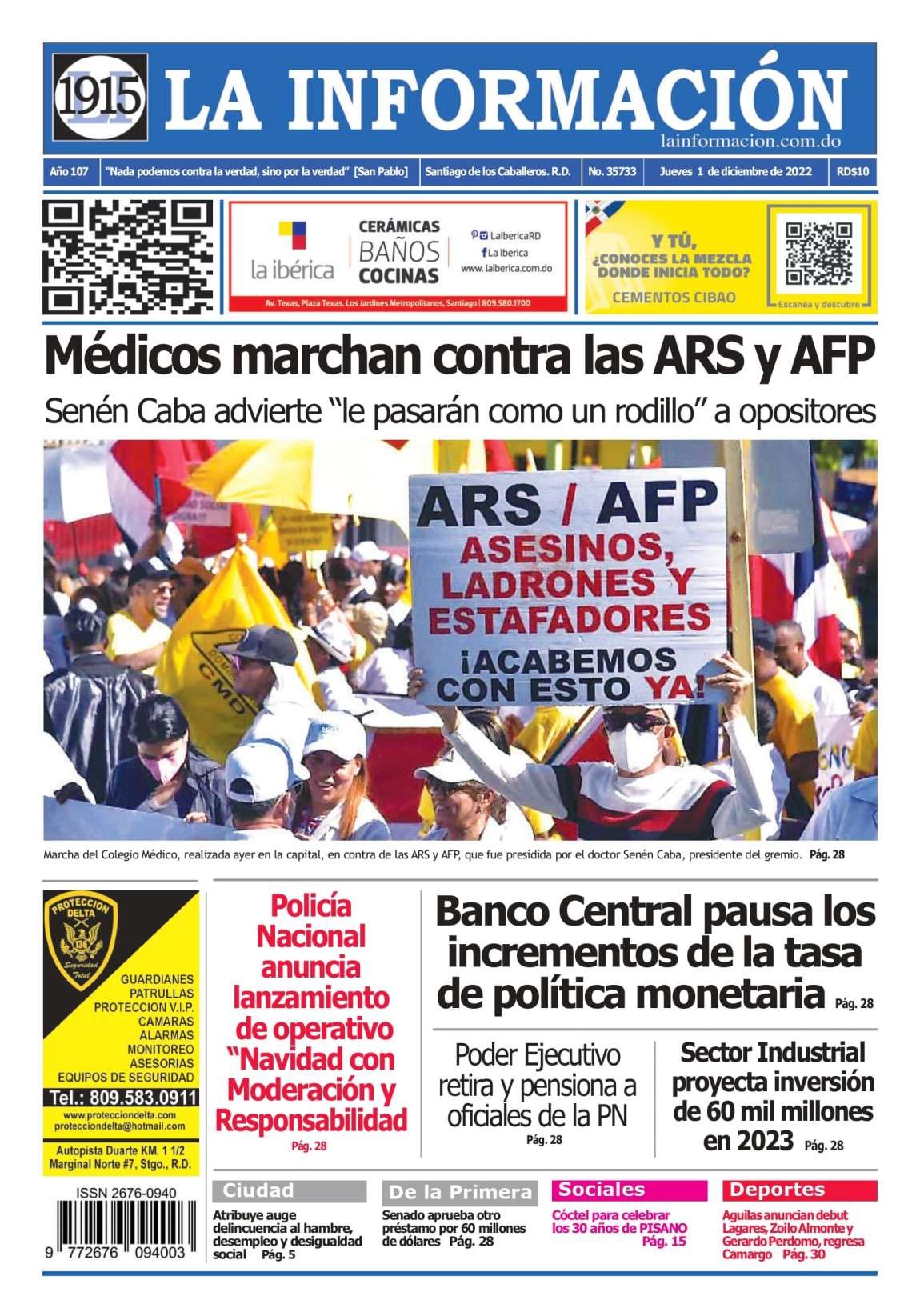 Edición Impresa 01/12/2022