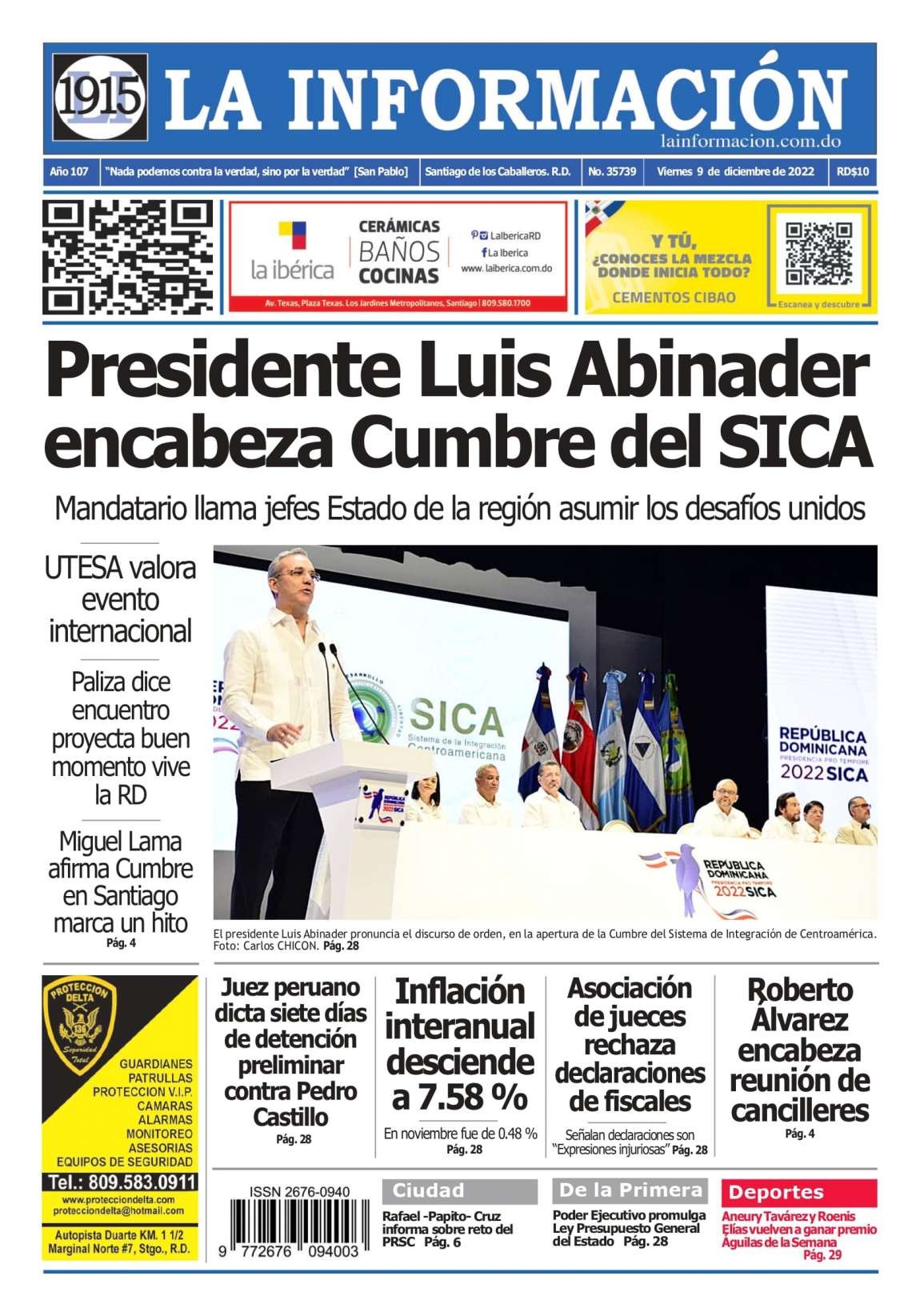 Edición Impresa 09/12/2022