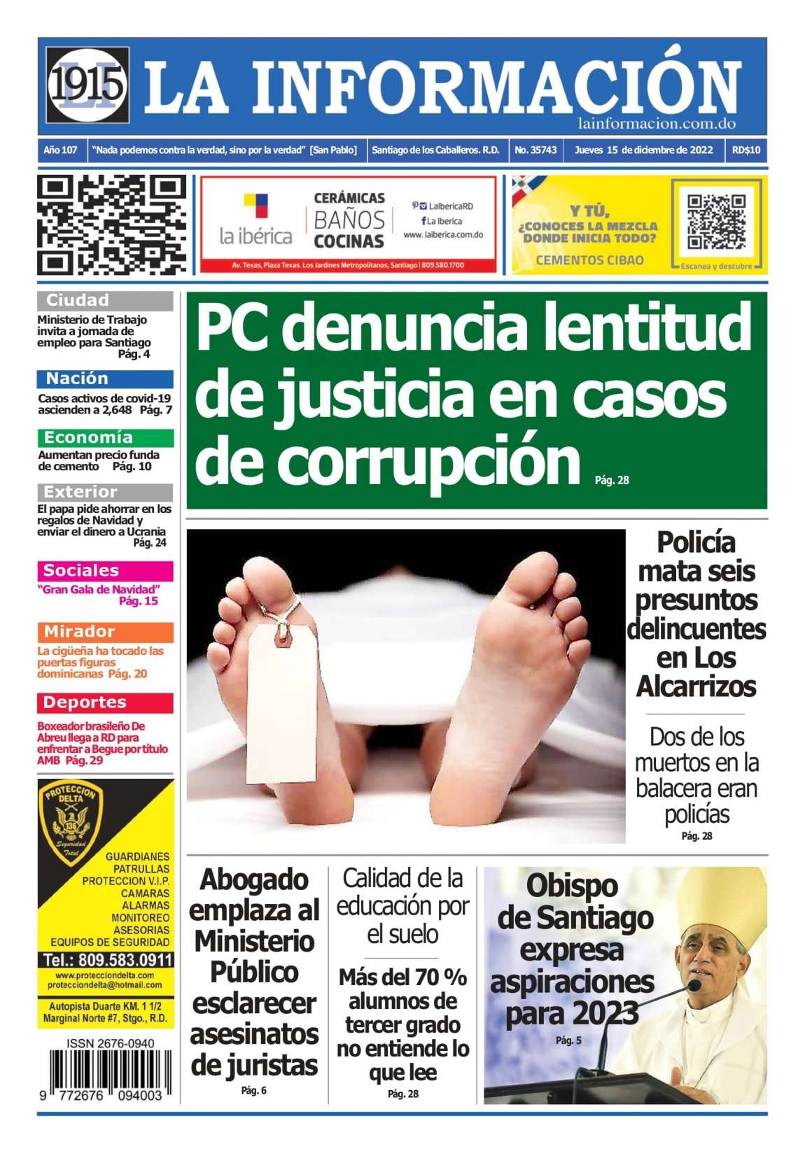 Edición Impresa 15/12/2022