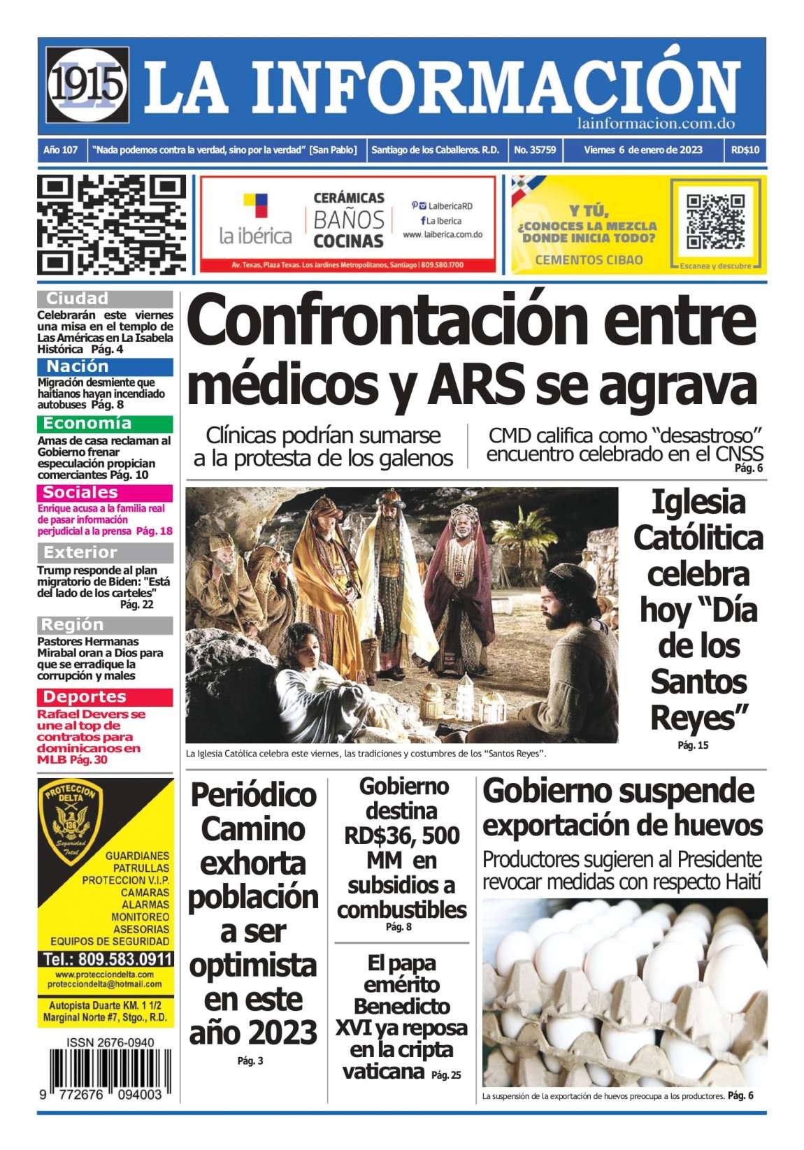 Edición Impresa 06/01/2023