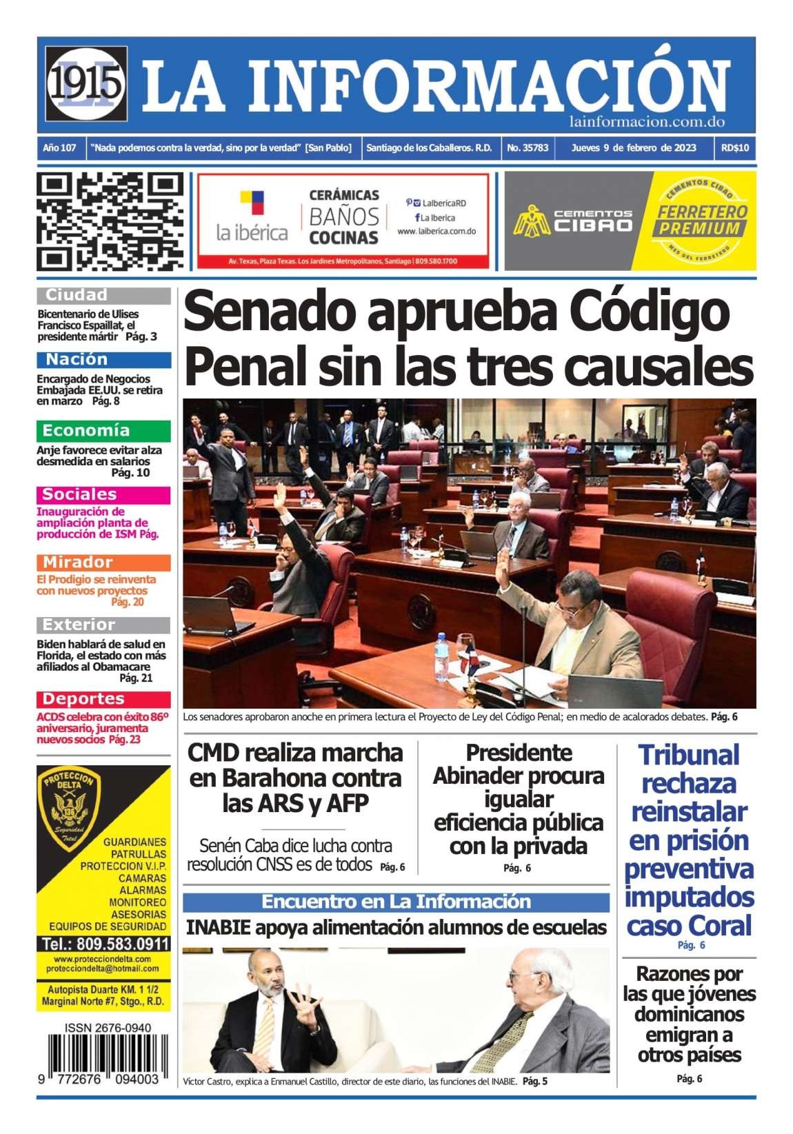 Edición Impresa 09/02/2023