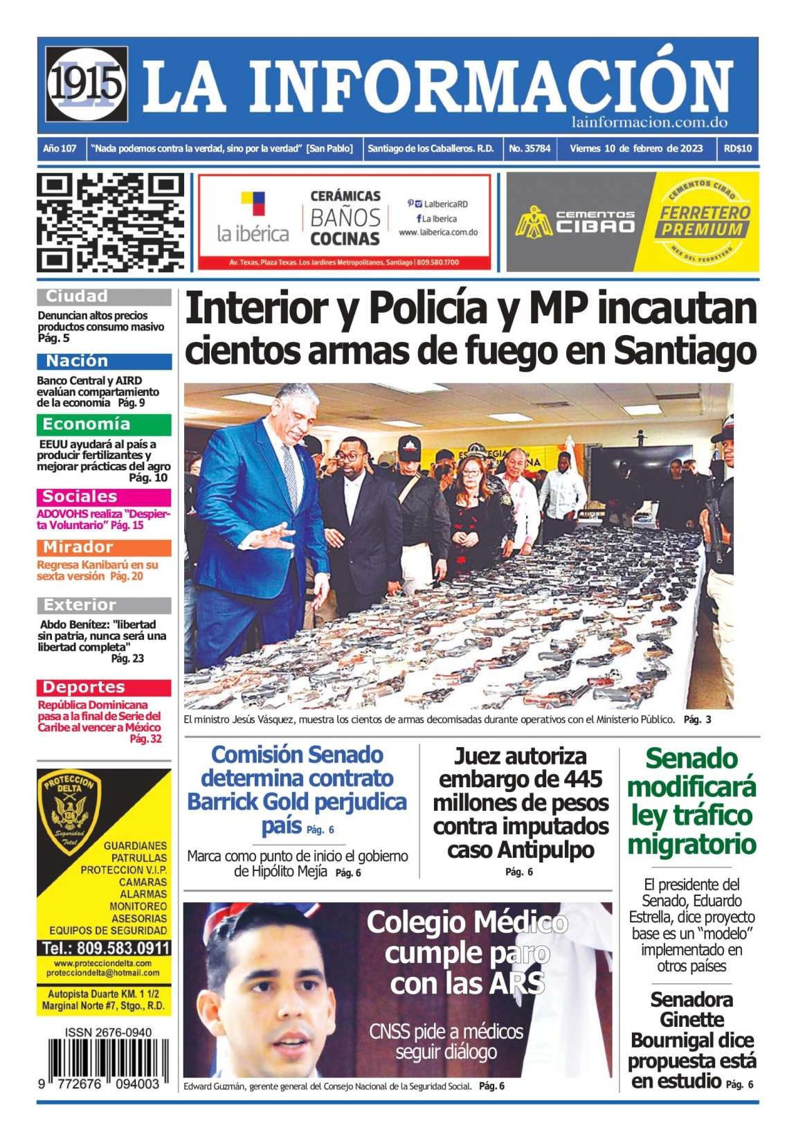 Edición Impresa 10/02/2023