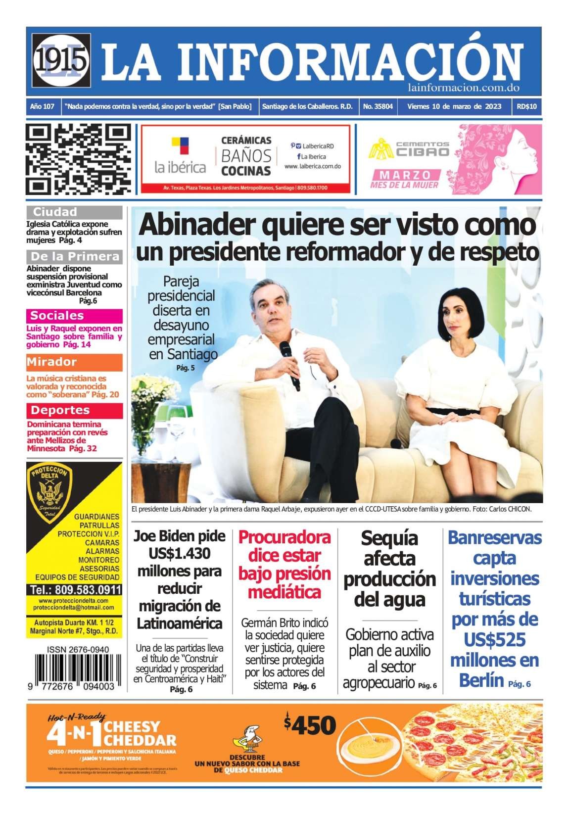 Edición Impresa 10/03/2023