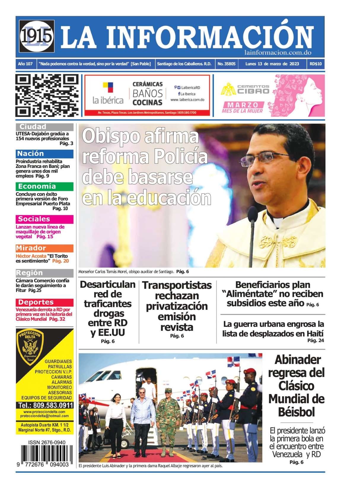 Edición Impresa 13/03/2023