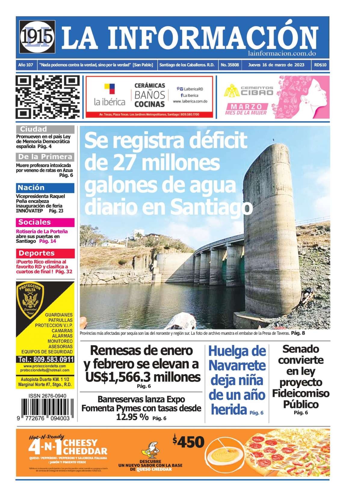 Edición Impresa 16/03/2023