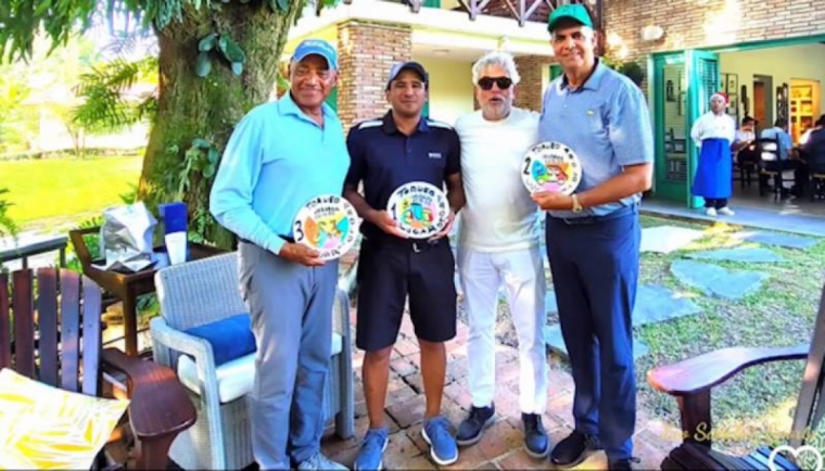 Aponte, Sánchez y Rivas en podio golf Paolo Modolo