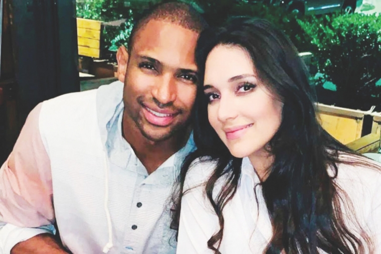 Amelia Vega y Al Horford