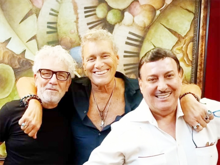 Paolo Modolo, Steven Bauer y Carlos Fuente.