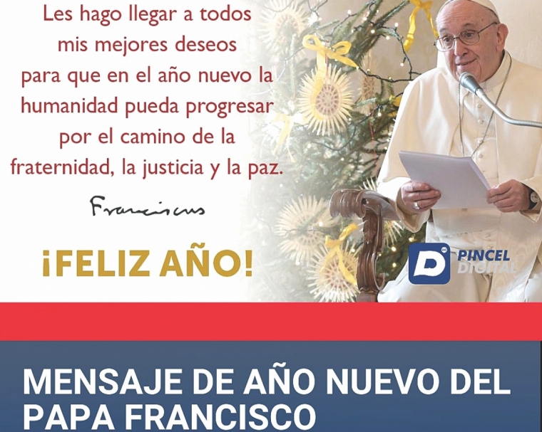El Papa Francisco pronunciará su mensaje de Año Nuevo desde el Vaticano