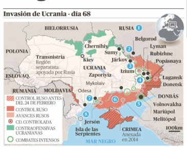 Manipulación y desinformación reclamo Rusia Mar Negro