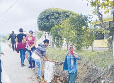 Junta distrital de Las Lagunas inicia jornada de limpieza y mantenimiento en comunidades