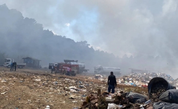 Jarabacoa, en estado de emergencia por incendio en vertedero