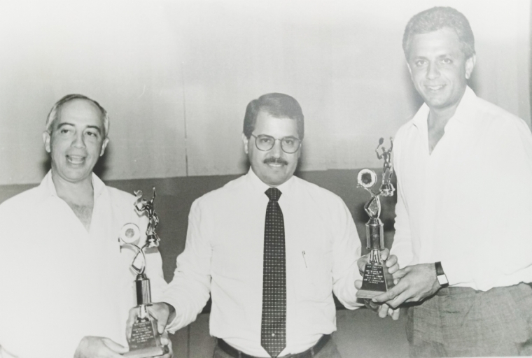 Nicolasito Vargas, Rafael Ruiz y Enrique Yunén.