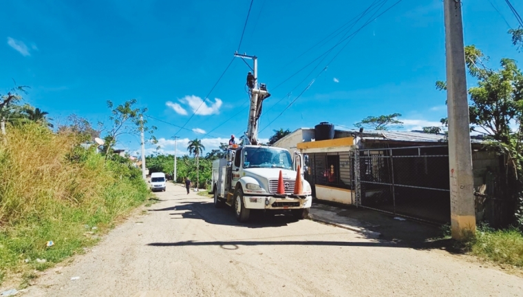 Edenorte destaca trabajos eléctricos en San José de Conuco