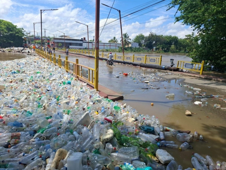 Síndico de Villa Vásquez advierte sobre contaminación río Yaque del Norte