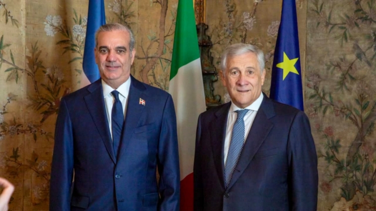 El presidente Luis Abinader y viceprimer ministro y ministro de Asuntos Exteriores de Italia, Antonio Tajani, acuerdan fortalecer la cooperación económica, las inversiones y la seguridad entre República Dominicana e Italia